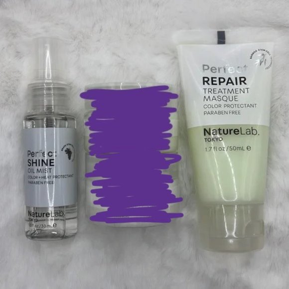 NEW NatureLab Tokyo Perfect Repair Mask and Perfect Shine Spray Hair Bundle - Picture 1 of 4